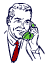 man calling B-line Media